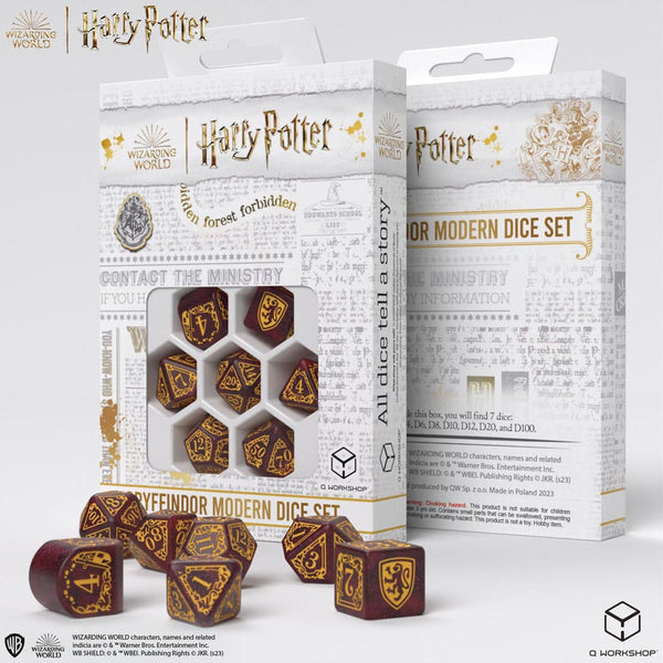 Juego de dados de Harry Potter - Gryffindor 