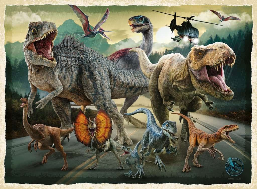 Puzzle Jurassic World - O universo de Jurassic World 200p