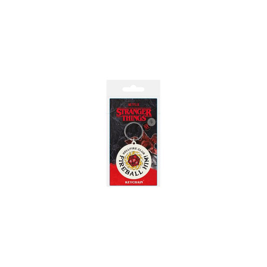 Stranger Things: Fireball Him Keychain