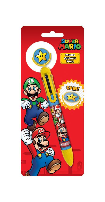 Bolígrafo de 6 colores Super Mario