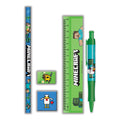 Set Papeterie Minecraft - 5 Pièces