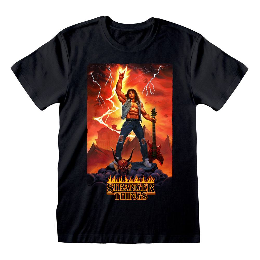 T-shirt Stranger Things - Eddie Rocks