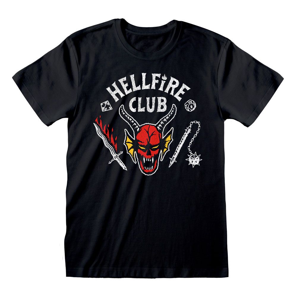 T-Shirt Stranger Things - Hellfire Club Noir