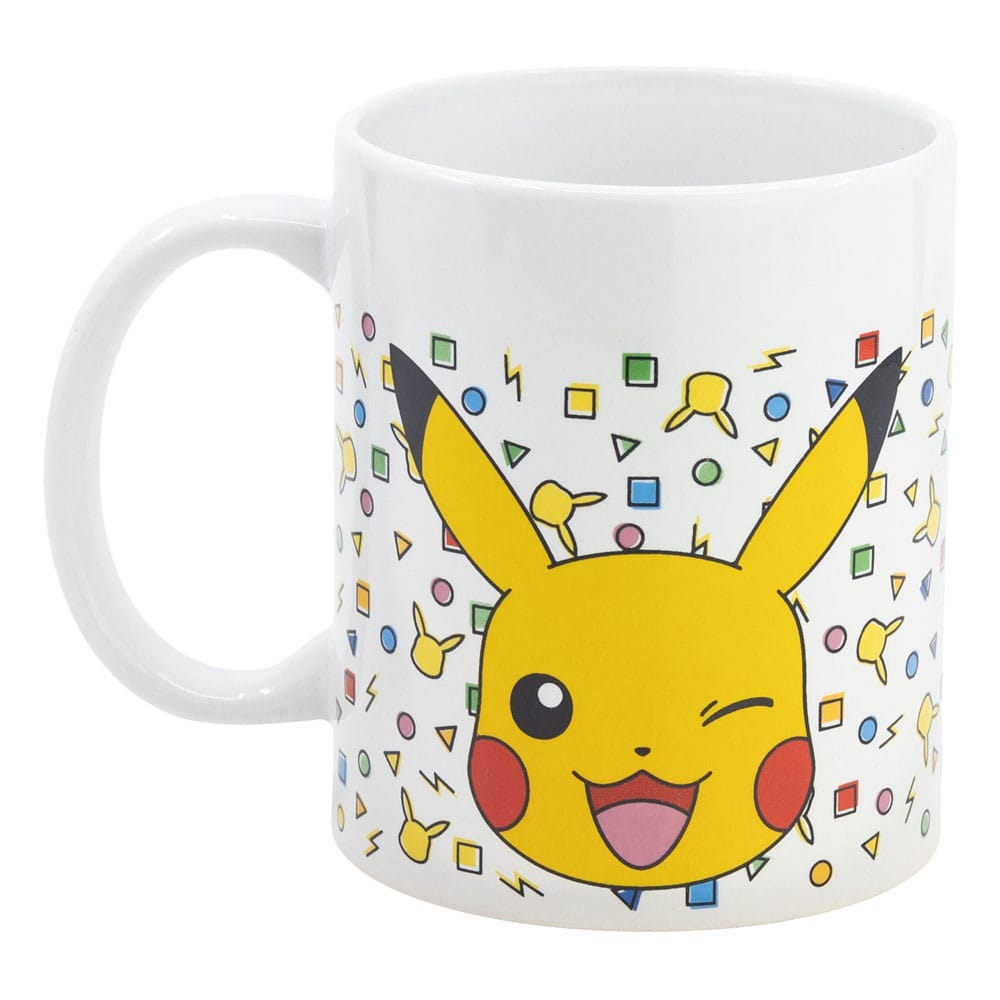 Taza de cerámica con confeti de Pokémon