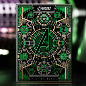 Cartes à Jouer Avengers - The Infinity Saga - Vert