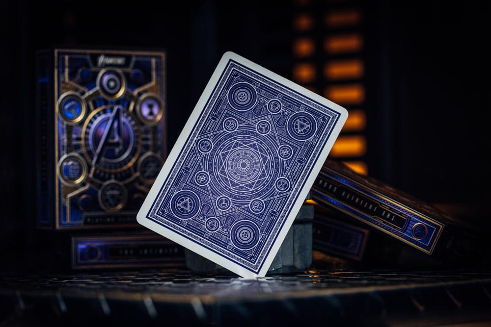 avengers blue edition playing cards theory11