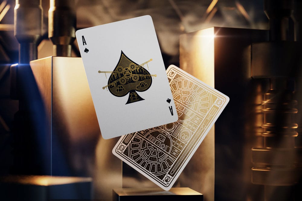 star wars gold edition playing cards theory11