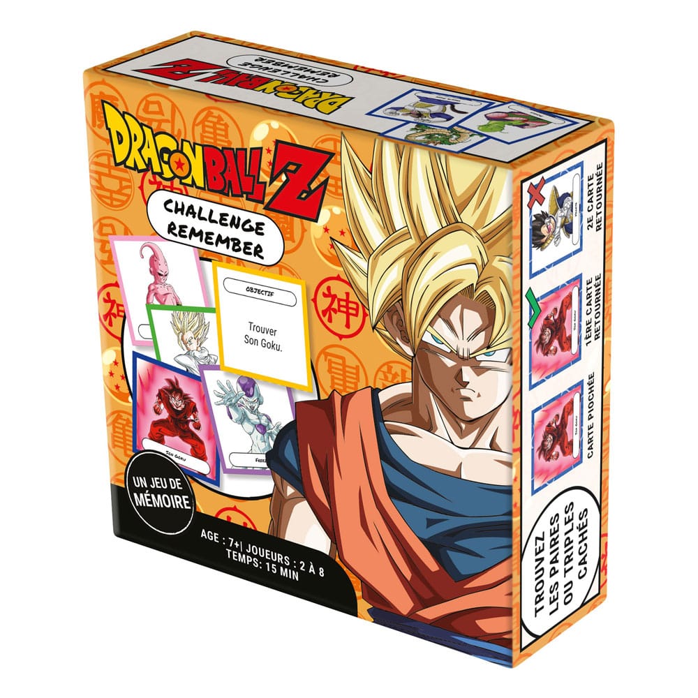 Juego de cartas Dragon Ball Z: desafío de recordar 