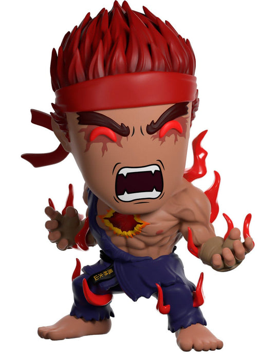 street fighter vinyl figurine evil ryu youtooz