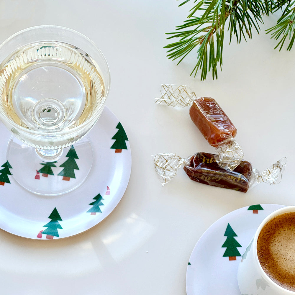 クリスマスフォレスト コースター4枚セット – 11cm