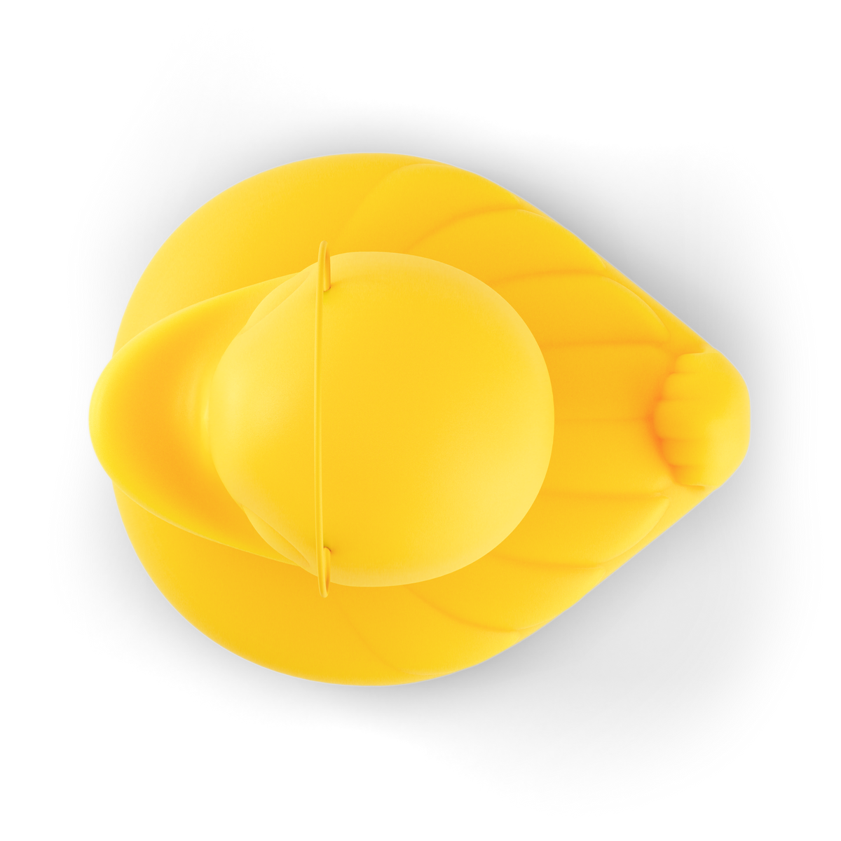 Yellow duck night light floating in pool by Goodnight Light for kids and pool decor