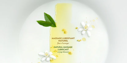MASSAGE LUBRIFIANT NATUREL fleur d'oranger