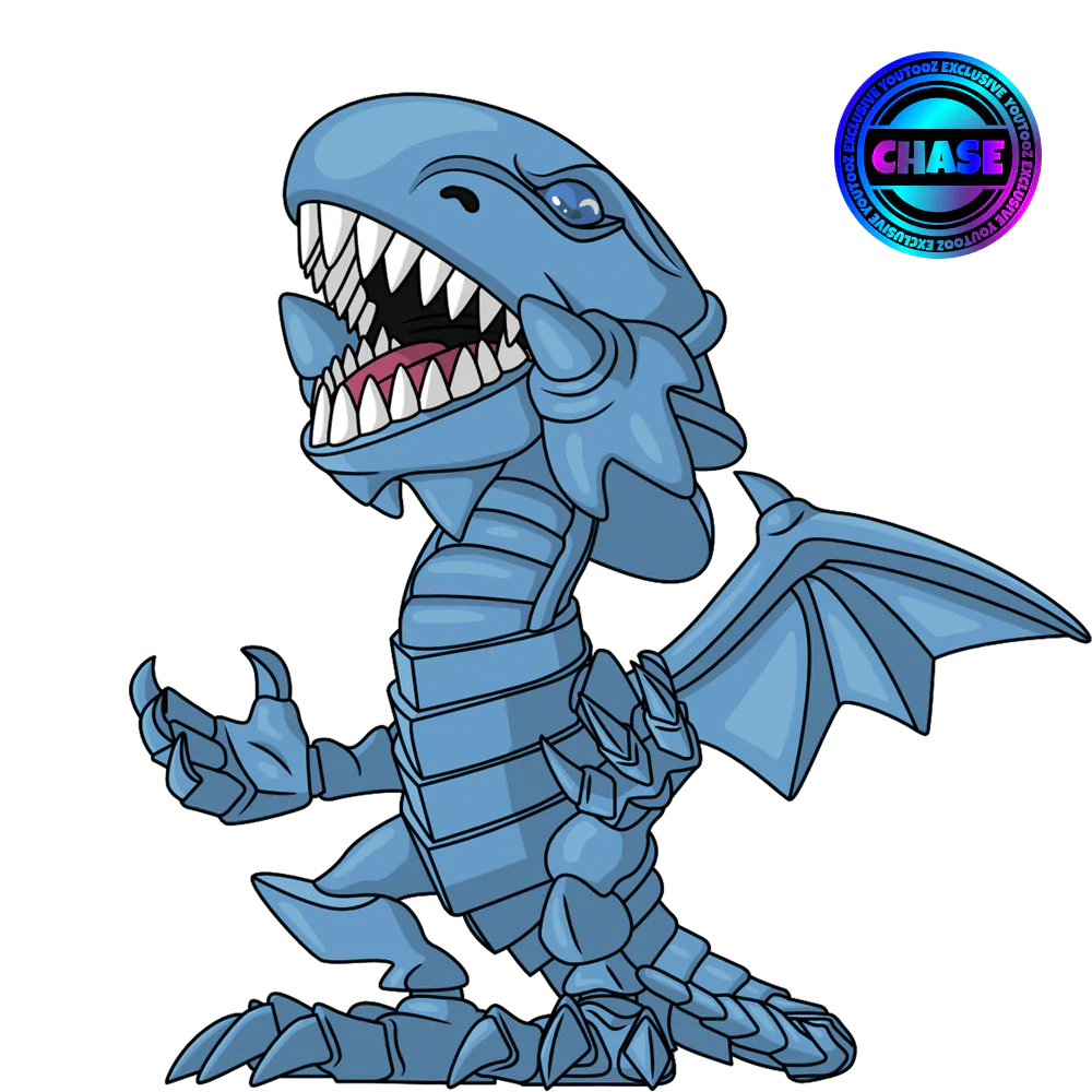 Dragón blanco de ojos azules