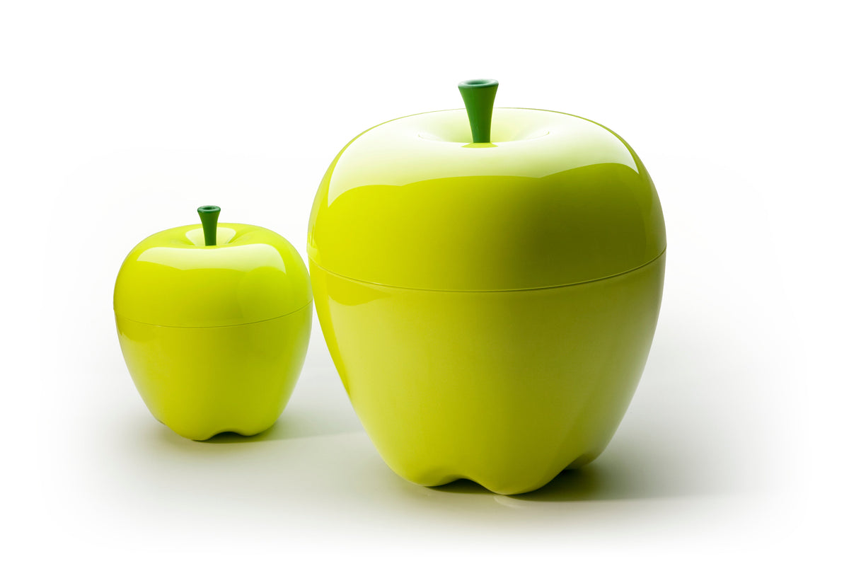Caja de manzana verde