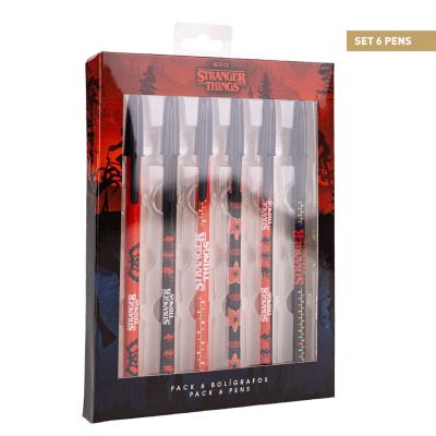 Set of 6 Stranger Things Ballpoint Pens