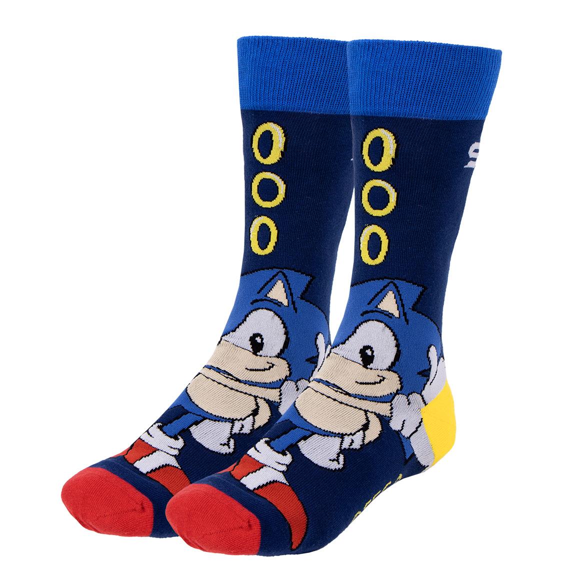 Pack 3 Paires de Chaussettes Sonic