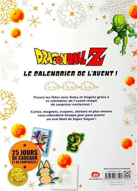 Dragon Ball Z - le Calendrier de l'avent Officiel