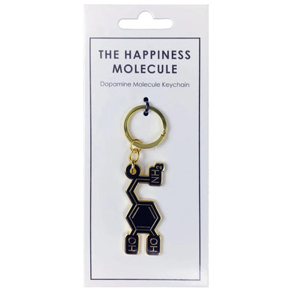 Dopamine Molecule Keychain