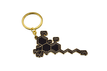 THC Molecule Keychain