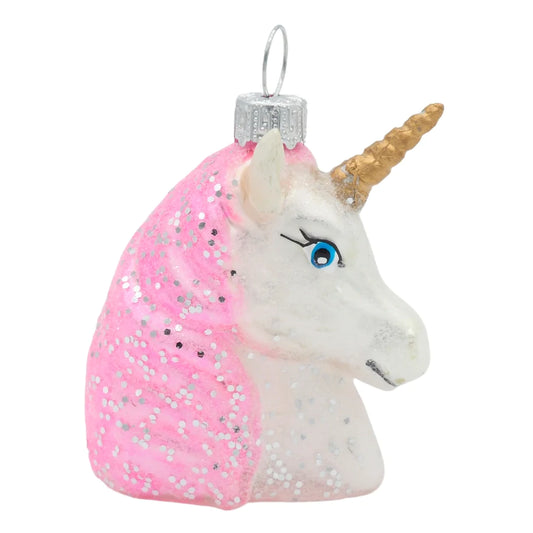 Unicorn Christmas bauble
