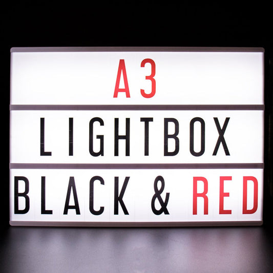 Lightbox Cinematic - Noire A3 Locomocean | Boutique d'objets cadeaux designs kokochao.com