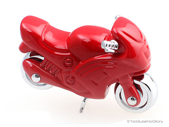 Aimant à Trombones Moto Rouge