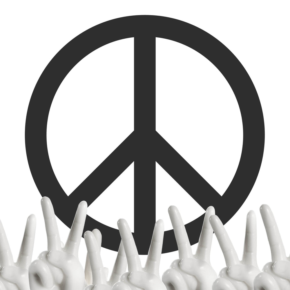 Tapón de botella Helping Hands Peace - 10 cm