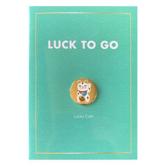 Luck To Go Lucky Cat Token Card