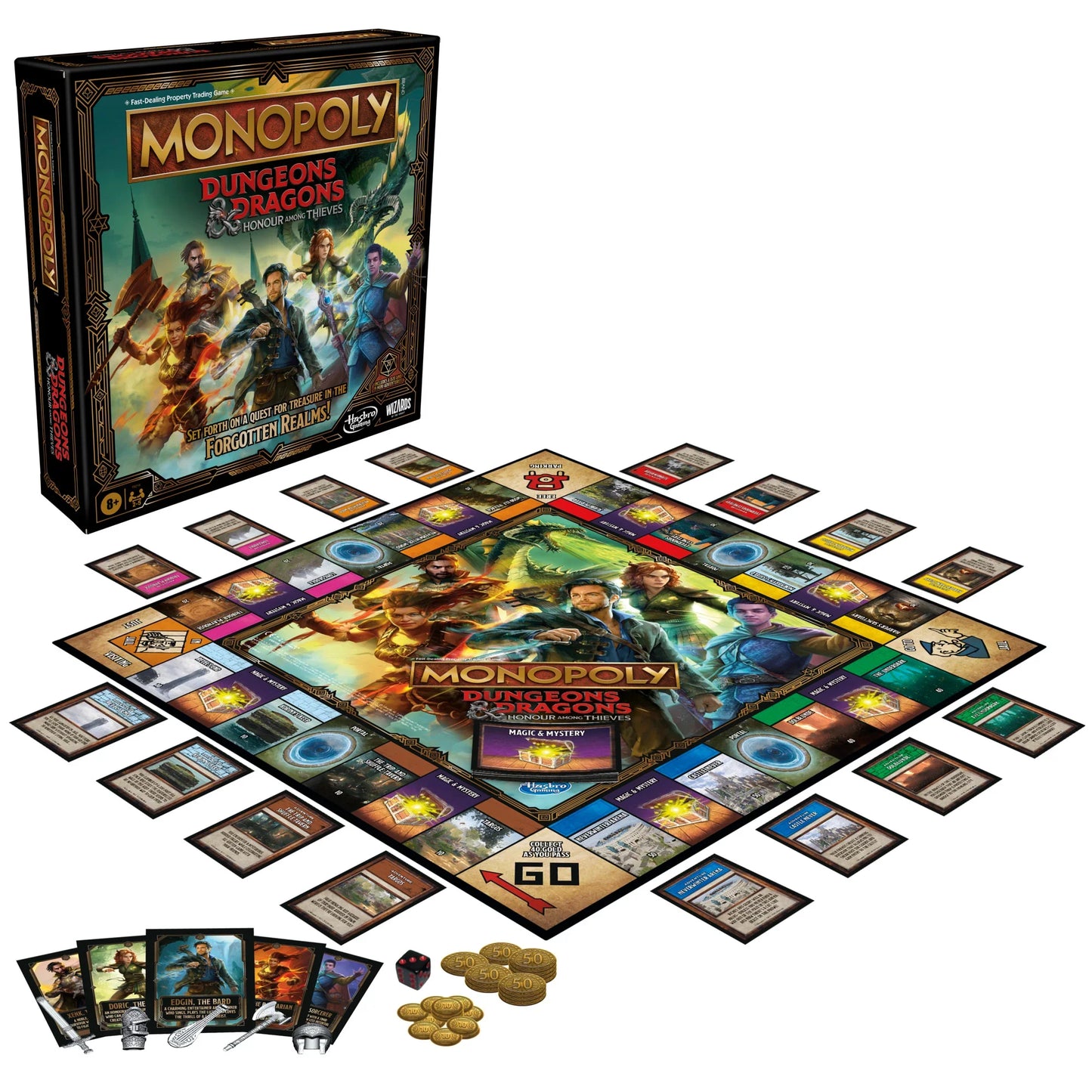 Honor de ladrones de Monopoly Dungeons &amp; Dragons