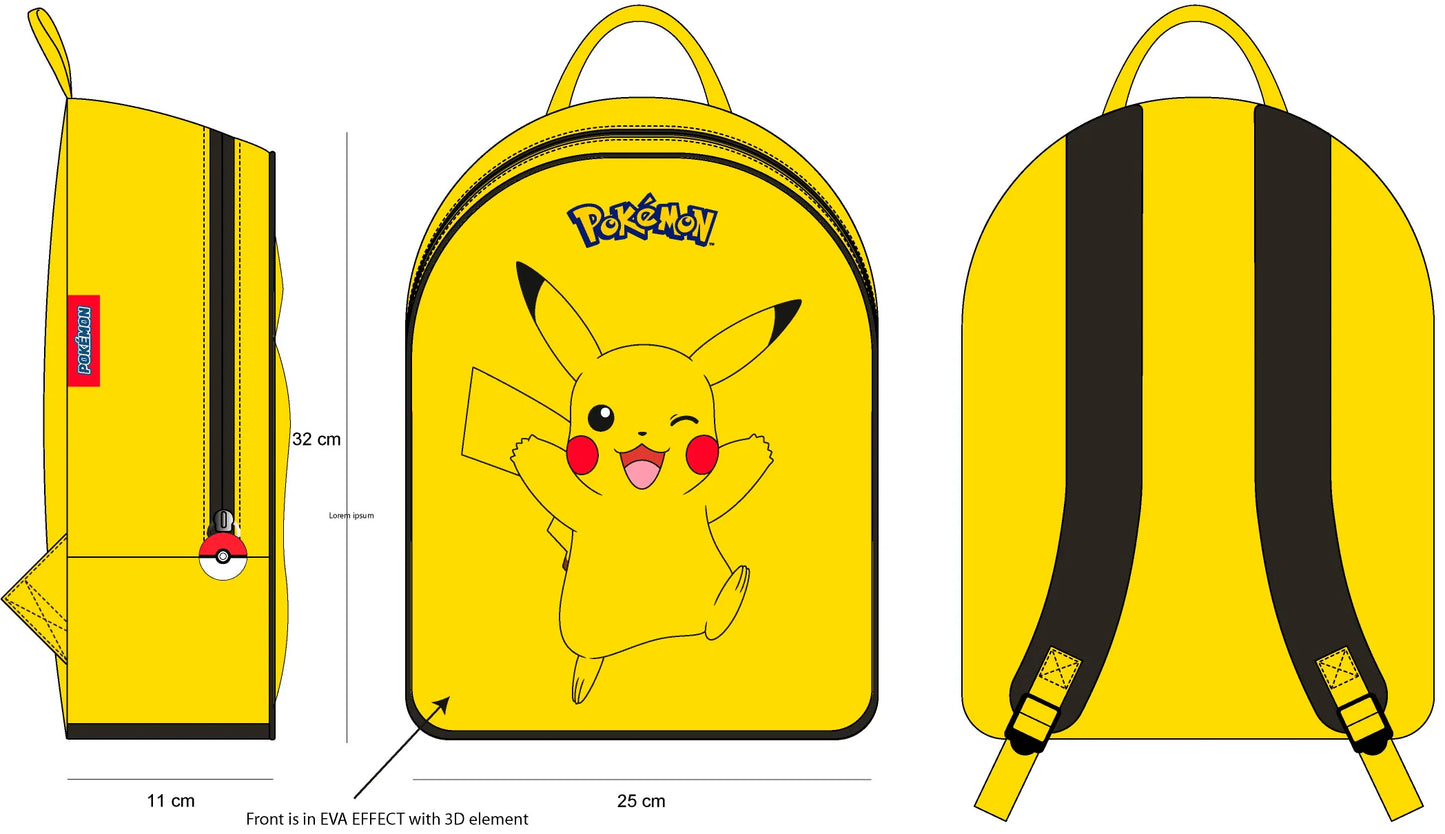 Mochila Pikachu