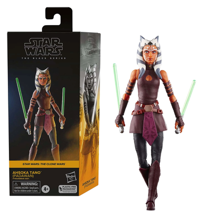 THE CLONE WARS Ahsoka Tano "Padawan" Figurine Black Series 15cm