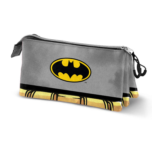 BATMAN - Trousse Triple '23x11x7cm'