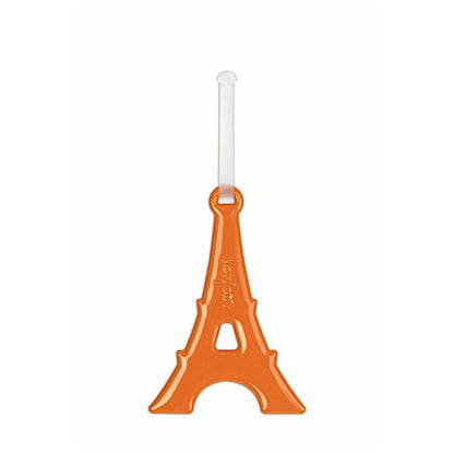 Etiqueta de equipaje de la torre de Eiffel