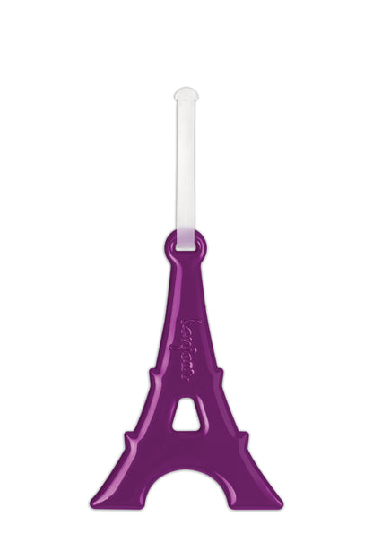 Etiqueta de equipaje de la torre de Eiffel