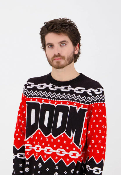 Pull de Noël Doom