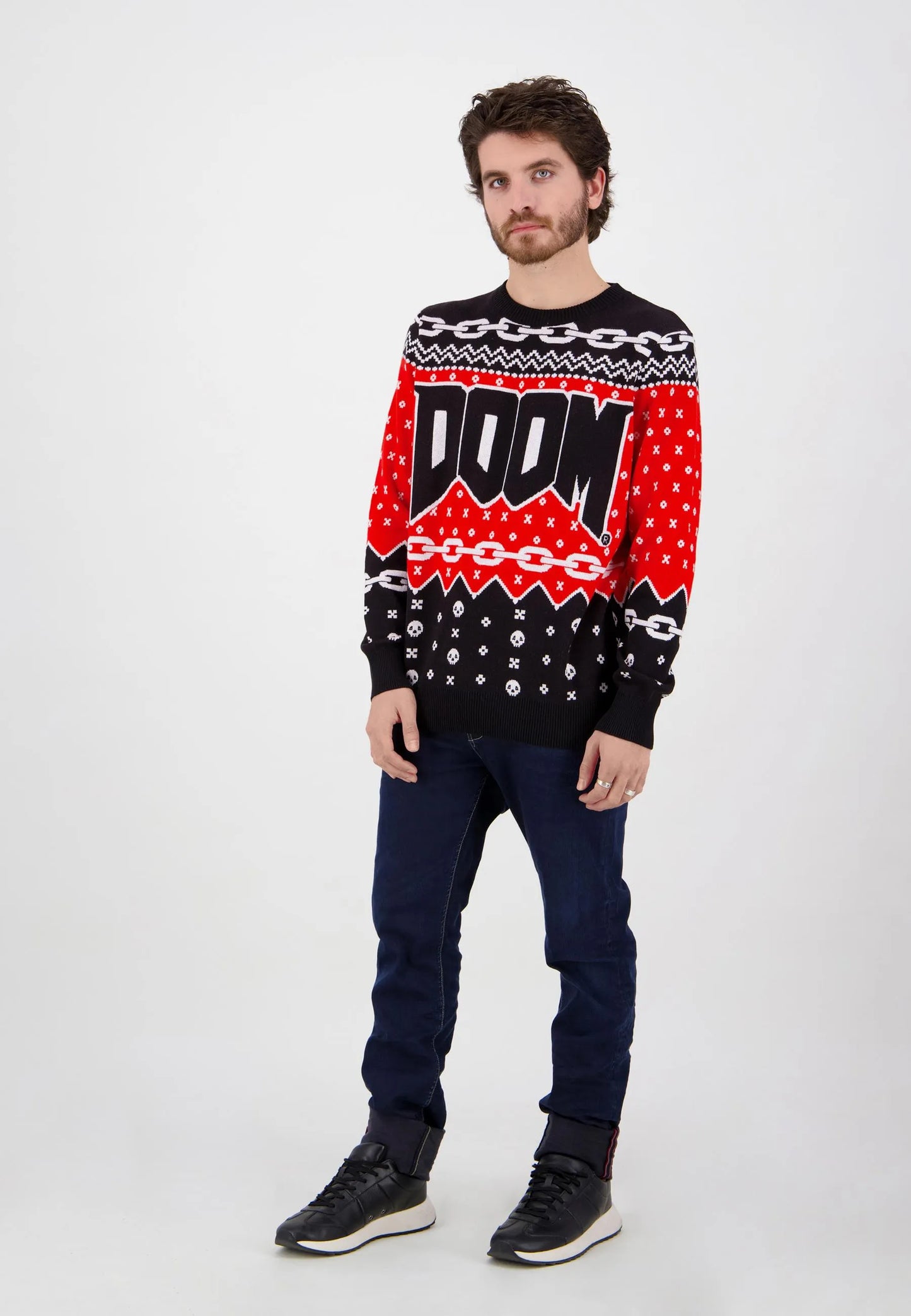 Pull de Noël Doom