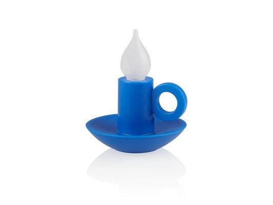Lâmpada de candelabra - azul