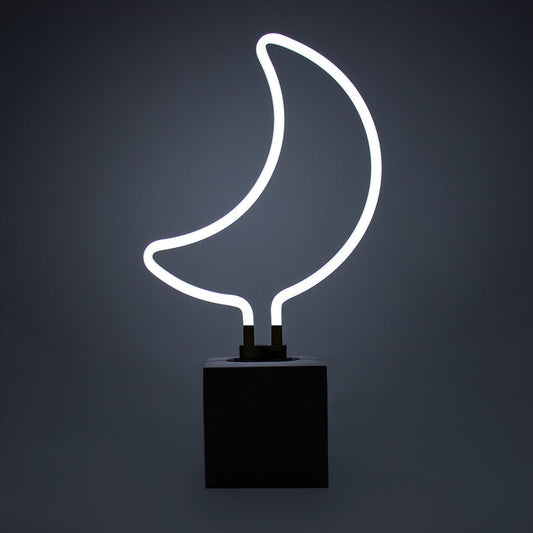 Lampe Néon Lune Locomocean | Boutique d'objets cadeaux designs kokochao.com
