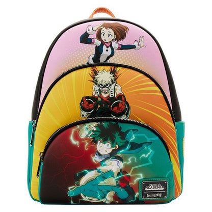 Small Backpacks My Hero Academia - Triple Pocket Scene 