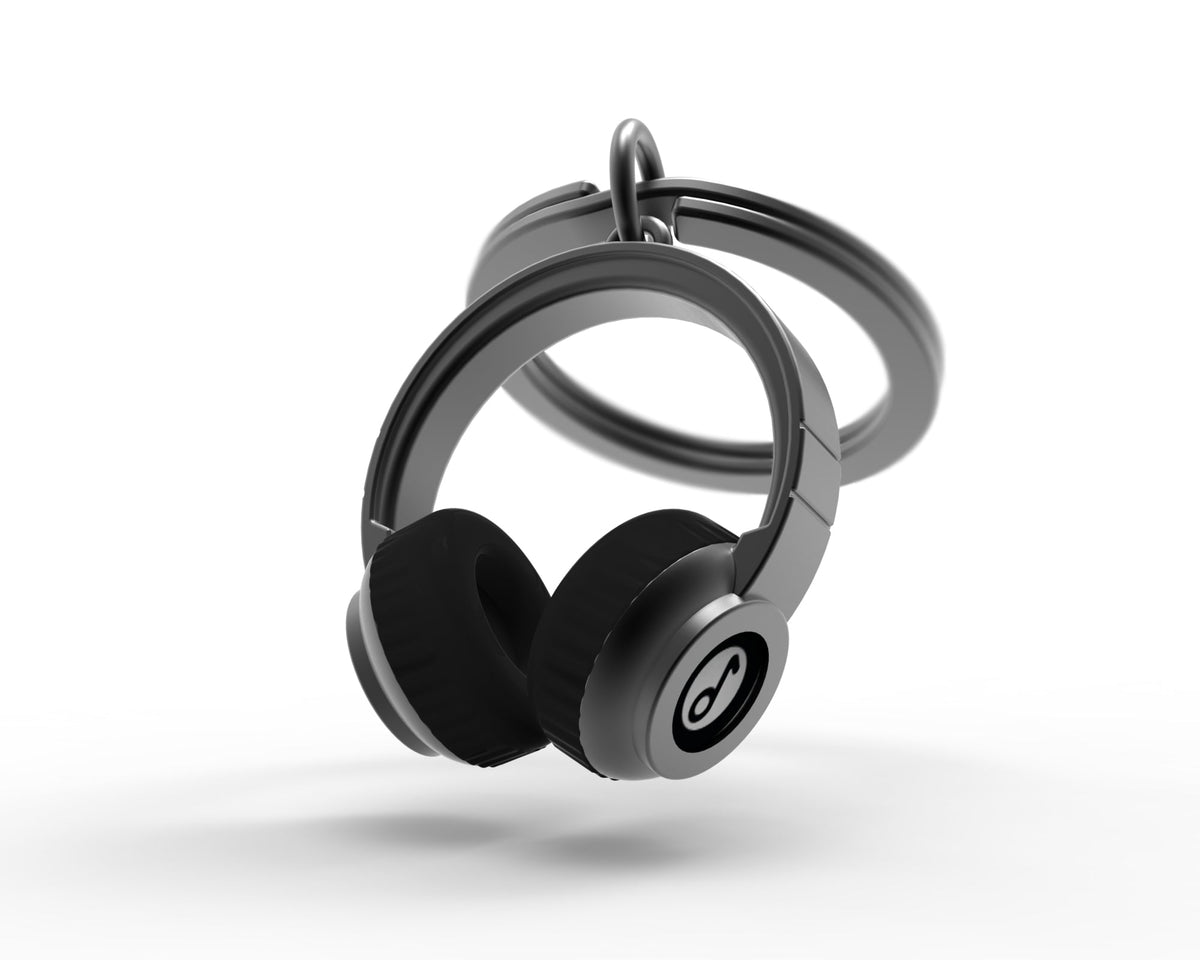 Porte clés Casque Noir