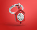 Portachiavi Horloge Rosso