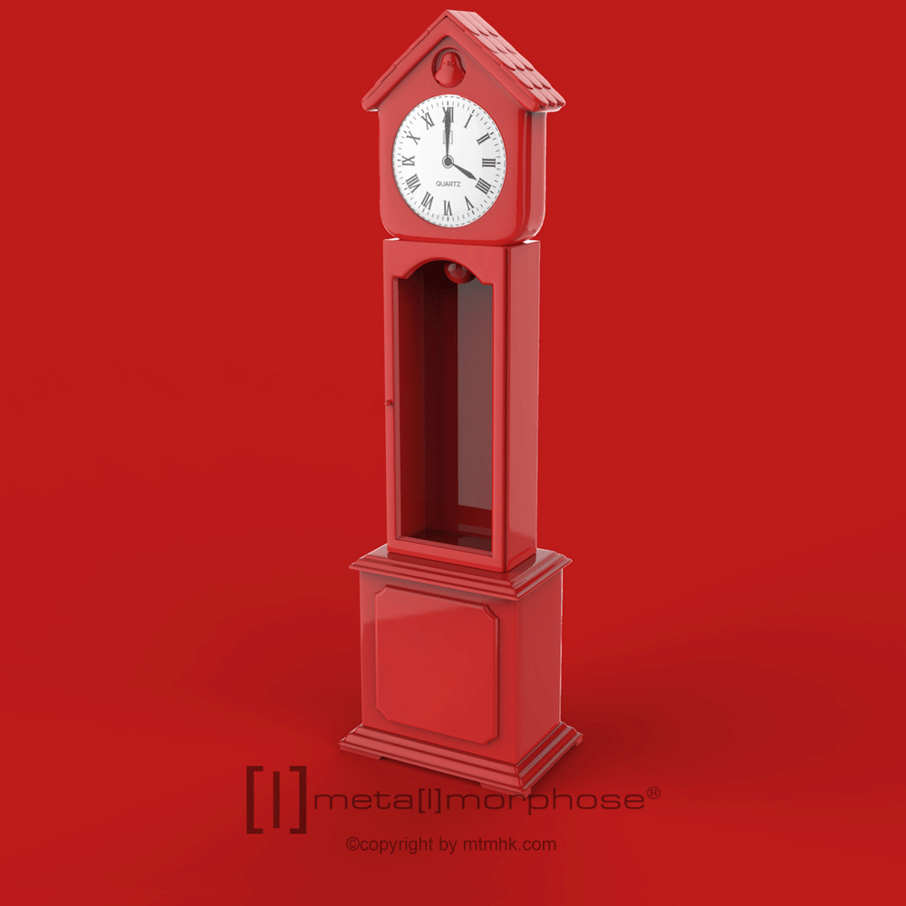 Portachiavi Horloge Rosso
