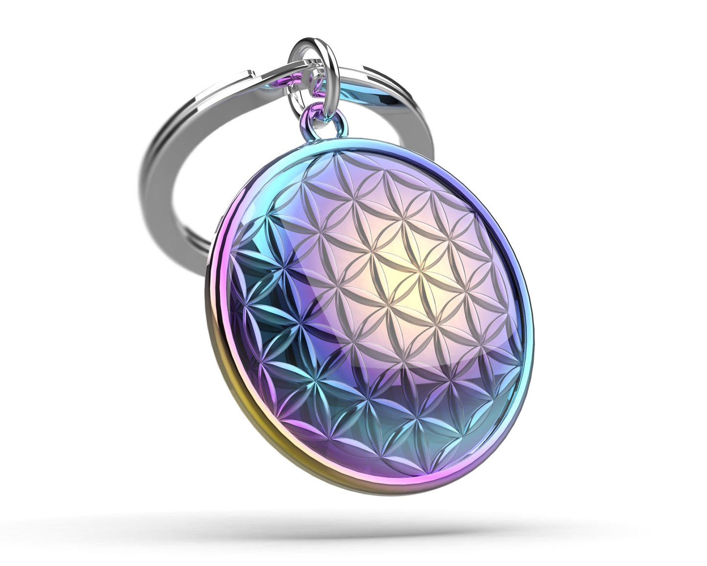 Flower of Life key ring