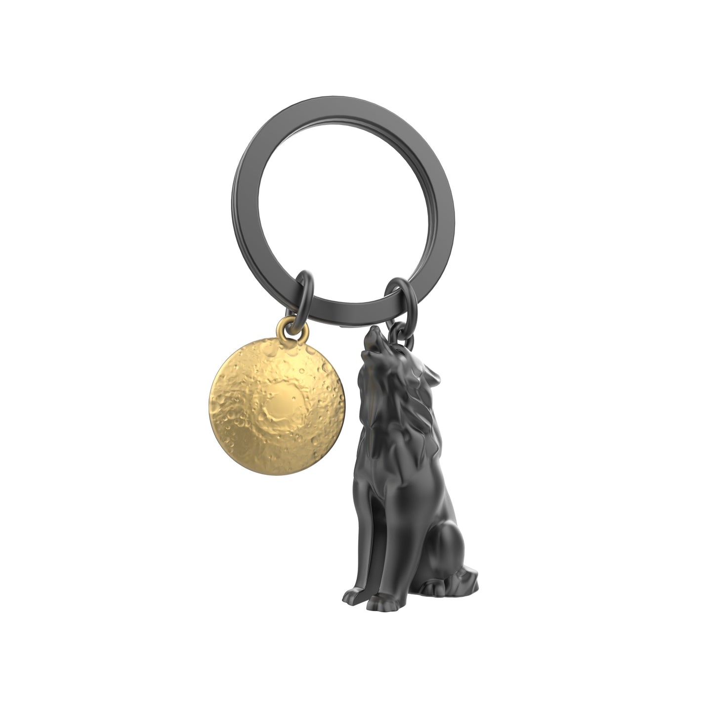 Wolf key ring