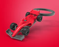 Voiture F1 レッド キーホルダー