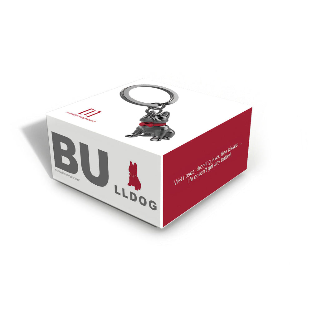 Llavero bulldog negro