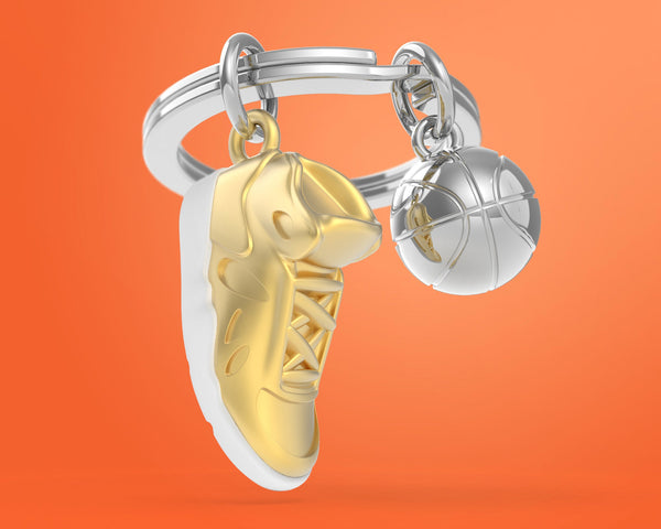 Basketbal sleutelhanger