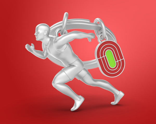 Atletiek sleutelhanger