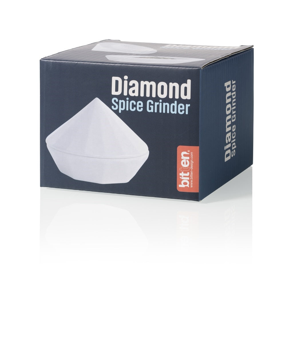 Diamond spice grinder