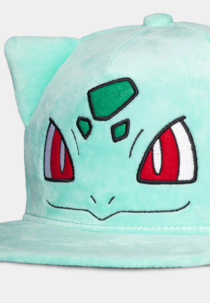 Gorra Snapback de felpa Bulbasaur